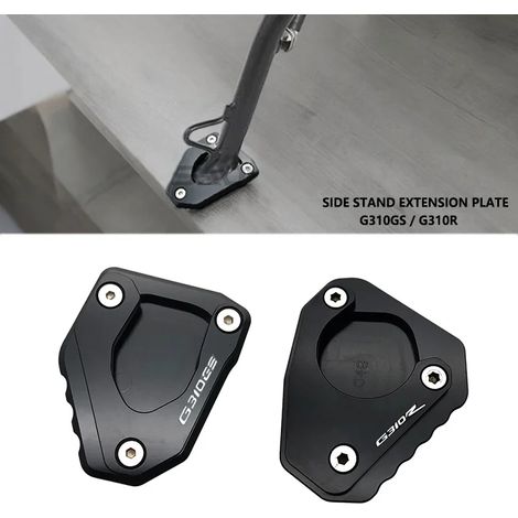 (AA)G310GS G310R Béquille latérale, extension et support compatibles avec BMW G310 R G 310 GS G 310R 2017-2023 2019 2020 2021 2022 maxpower (1/4)
