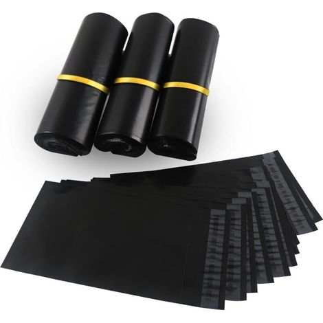 100pcs enveloppe plastique expedition noir sac dexpedition emballage colis vetement 30cmx40cm conditionnements plastique polystyrene pochettes envoie colis etanchesautoadhesifs