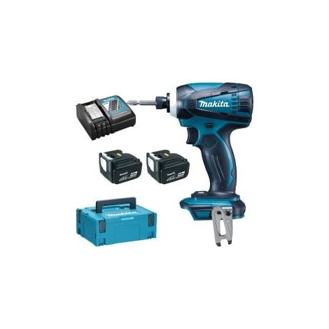 Makita DTD134RMJ  Taladro atornillador  de impacto  155  Nm  14,4  V /  2x 4,0  Ah batería  + cargador  en Makpac