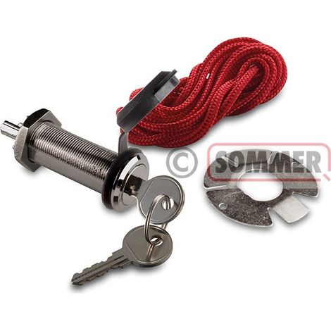 Sommer – Serrure de déverrouillage de secours diamètre 18mm – Montage aisé sans foret étagé – Pour portes sectionnelles et battantes – Dispositif sûr
