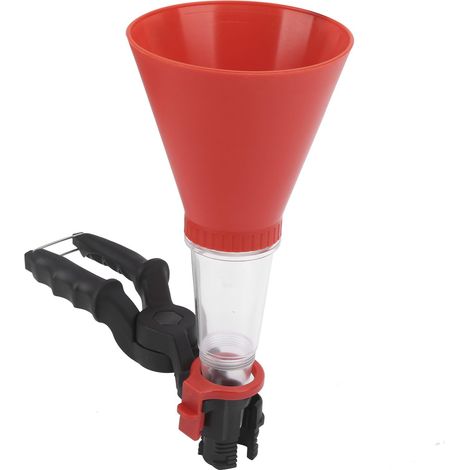 Kit d'entonnoirs à huile moteur 3 pièces, outil à main et anticorrosion antistatique universel pour automobile (Moselota3v6a2gu48o-11) (1/5)