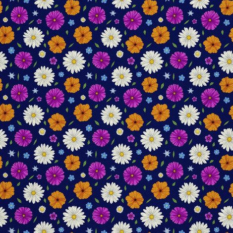 Decoffe Oxford exterior - Motiv Frühlingsblumen I DX622 (1/5)