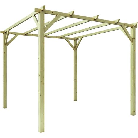 Ligna - Pergola da Giardino 3x3 in Legno (1/4)