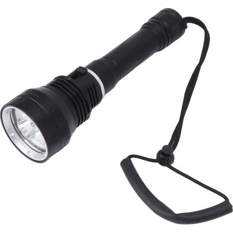 Lampe torche de plongée étanche IPX8, 100 000 lumens, professionnelle, étanche jusqu'à 100 mètres, pour sous-marin. (1/5)