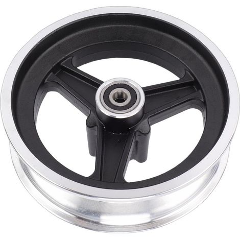 Moyeu de Roue Avant de Scooter 10 X 2,75 6,5, Moyeu Tout-terrain en Alliage d'aluminium, de Scooter électrique de 10 Pouces 11 Pouces avec Conception de stabilité Améliorée, Idéal pour Divers (1/5)