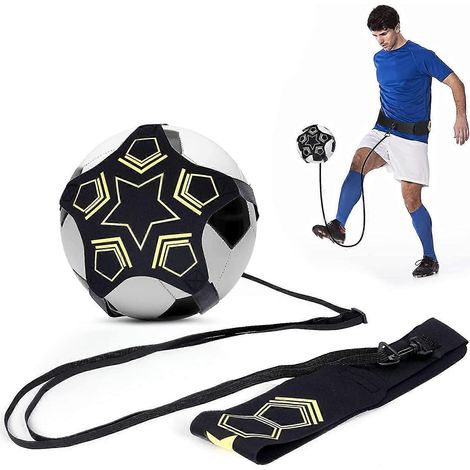 Entraîneur de coups de pied Zk-soccer, entraînement individuel, 5 pattes, en tissu, pour football, volley-ball et rugby, ceinture ajustable pour enfants et adultes débutants, compatible avec les ballo (1/5)