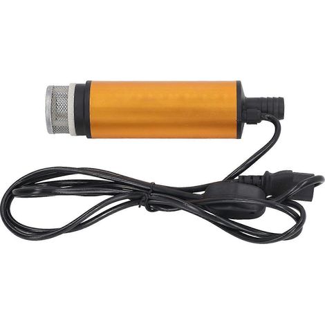 Pompe à carburant électrique universelle en acier inoxydable, mini-pompe à huile portable, moteur CC, 24 V (1/4)