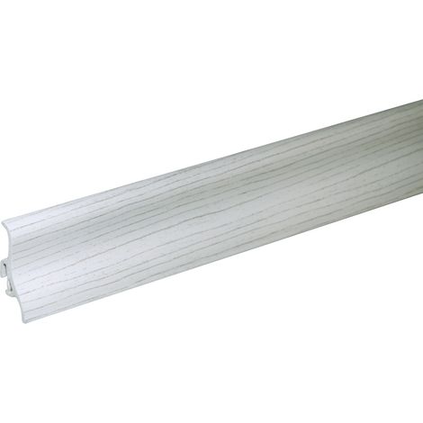 FN Neuhofer Fußleiste 250 cm 48 x 21 mm Perlgrau Leisten (1/2)