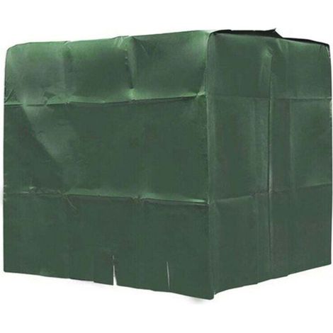 Housse De Protection Ibc 600 Litres Tissu Oxford 210d Antipoussière Imperméable 120x80x100cm Vert