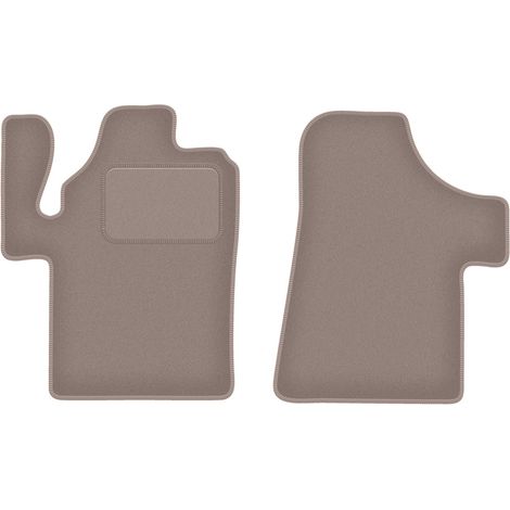 Tapis avant beiges pour fourgon Mercedes Vito II W639 (2003-2014)