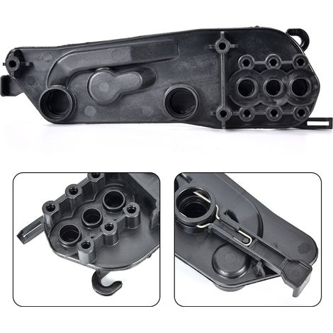 Support de plaque de fixation de radiateur et de vase d'expansion de liquide de refroidissement 17117507973 Compatible avec E60 E61 E63 (1/5)
