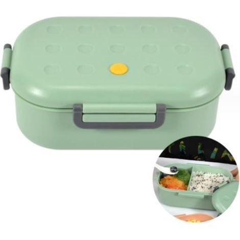 Boite Repas - Non spécifié - Lunch Box - 2 Compartiments - Anti-Fuite - Vert