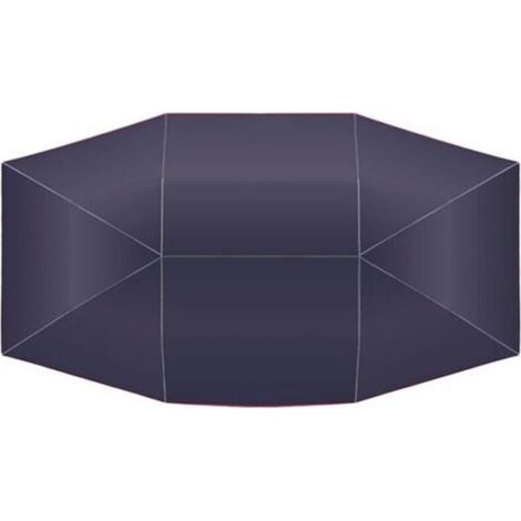 Toile pare-soleil voiture 4,2 x 2,1 m – Imperméable – Bloque 99% des UV – Protection contre intempéries – Tissu Oxford bleu