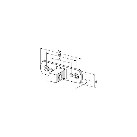 somfy Umrüstlager 10er 4-Kant 9910014 (1/2)