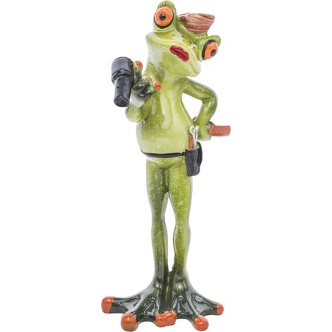 Friseurfroschfigur 17x7x7 (1/5)