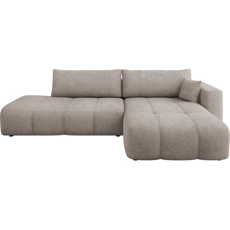 Sofá rinconero Comfivo Laurus III, Derecha, Función de descanso, Almacenaje, 262x145x82cm, 0