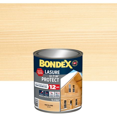 Lasure BONDEX Ultim'Protect 12ans Incolore 1 L (1/5)