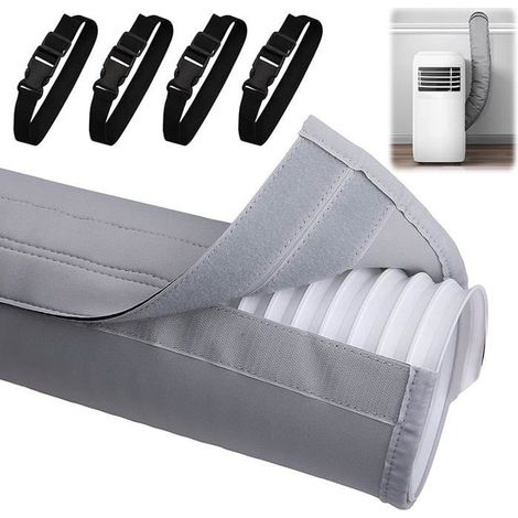 Gaine isolante pour tuyau de climatisation 150 cm - protection des tuyaux de climatiseur (1/4)