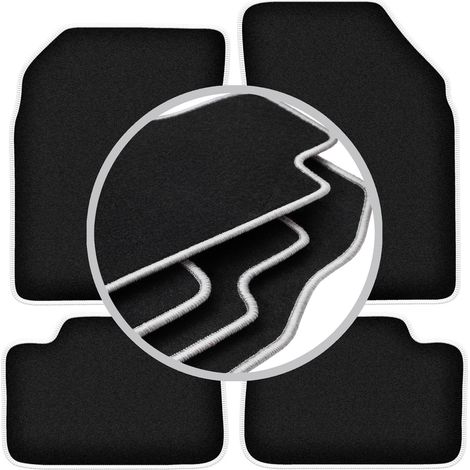 Alfombrillas Carlux plateadas para: Nissan Micra K11 hatchback (1992-2003) (1/5)