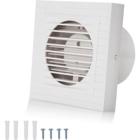SWANEW Spurgo del radiatore della ventola del bagno - Ventilatore a parete da 100 mm (1/5)