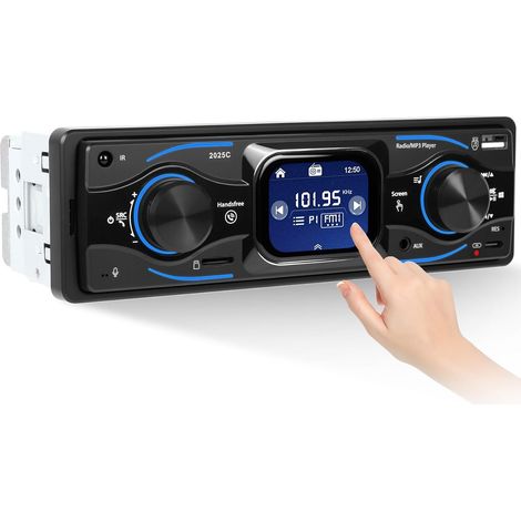 ÉCRAN Tactile Autoradio Bluetooth Digital Media Player FM Radio Car MP3 Player USB Charging/AUX Input/U Disk Playback Remote Control (1/5)