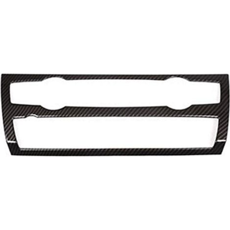 Embellecedor de la perilla de control de volumen del aire acondicionado del automóvil con efecto fibra de carbono para X5 2008-2013 (1/2)