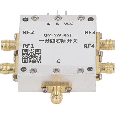 HF-Schaltmodul 0,1–6 GHz, hohe Isolation, breites Band, geringe Einfügungsdämpfung, SP4T-HF-Schalter