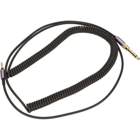 Câble audio 3.5mm rétractable 3m avec adaptateur XLR pour casque, cinéma maison et lecteur MP4 (1/5)
