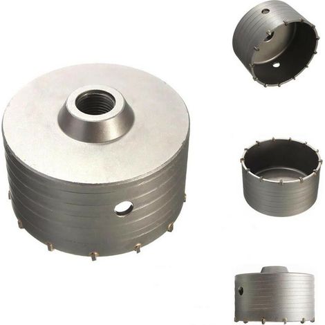 Fresa Carotatrice Tazza 100 Mm Muro Frese Carotatrici X Trapano Attacco Sds Plus