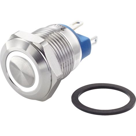 TRU COMPONENTS TC-7494664 TC-GQ12-AF-10E/J/W/12V/S Vandalismusgeschützter Drucktaster 48 V/DC 2 A 1 (1/3)