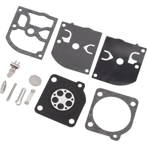 Kit de membrane de carburateur (joint métallique et papier) pour tronçonneuses Zama RB72, Stihl MS019 190T et Dolmar PS34 45 340 (1/5)