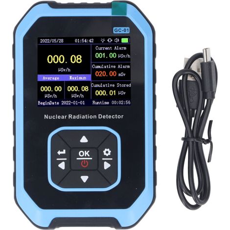 Eosnow Nuclear Radiation Detector Device Portable Dosimeter Beta Gamma X-Ray Blue Ray Meter (1/5)