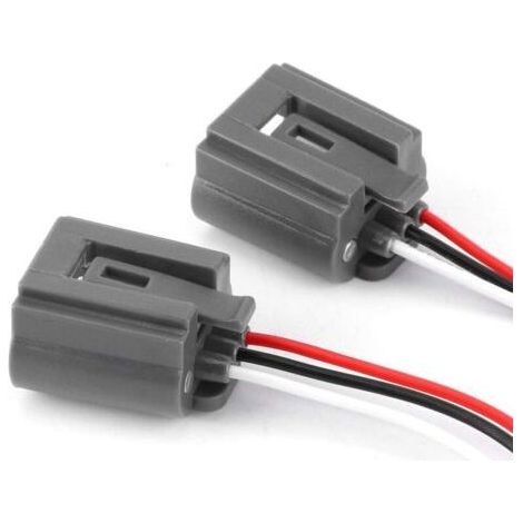 pezzi Cablaggio adattatore H13, 2 pezzi Connettore adattatore per cablaggio spina femmina H13 9008 per spina luce LED in ceramica resistente al calore A (1/4)
