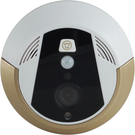 TrAdE Shop Traesio - Videocitofono Wi Fi Wireless Smartphone Sensore Pir Registra Sd Smart Doorbell - (1/4)