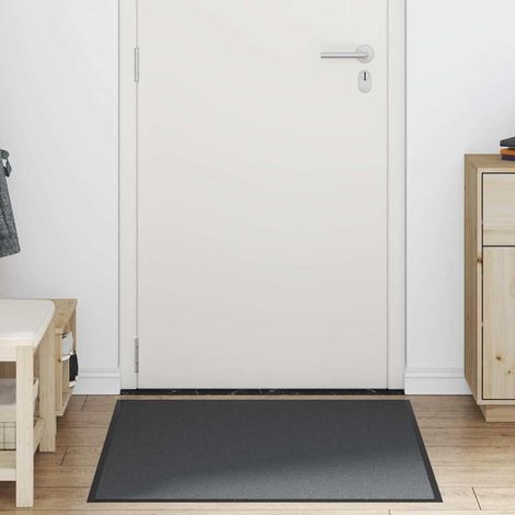 Paillasson,Tapis d'entrée Anthracite 80x120 cm CFW260199 (1/5)