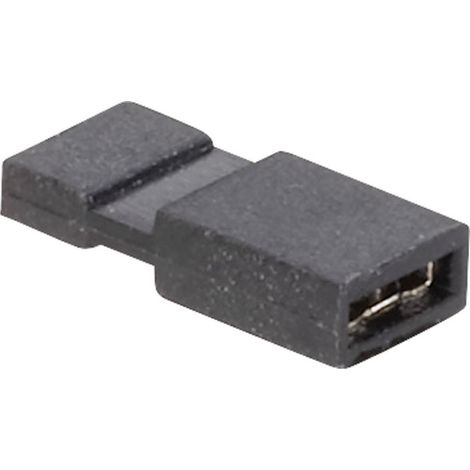Shunt fermé, avec languette Fischer Elektronik CAB 15 G S Pôle:2 Pas: 1.27 mm noir 1 pc(s) (1/4)