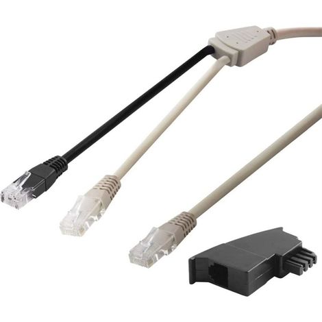 Goobay 95286 cable de red Negro, Gris 3 m U/FTP (STP) (1/3)