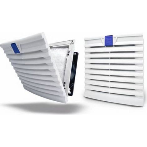 803 Kit de Filtre de Ventilateur de Cabinet de Rangement 150x150mm AC 220V pour Ventilateur de Refroidissement DC 12V 24V (1/5)