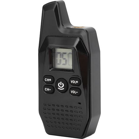 Talkie-walkie bidirectionnel avec écran LED, chargement rapide USB et écouteurs inclus pour la maison ou l'hôtel. (1/5)