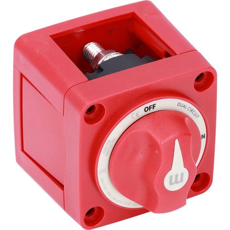 Interrupteur à Bouton de Batterie à Double Circuit 300A, avec Protection D'allumage, pour Yachts, Camping-car, Bateau, Accessoires Marins (1/5)