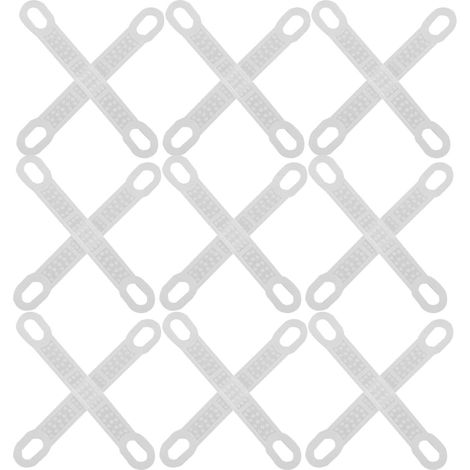 Sangle de Cintre en Plastique Bandes Antidérapantes Anti Glisse Bretelles, Facile à Installer, Lot de 100 Pièces pour Cintre de Garde-Robe avec Bandes Antidérapantes pour Usage (1/5)
