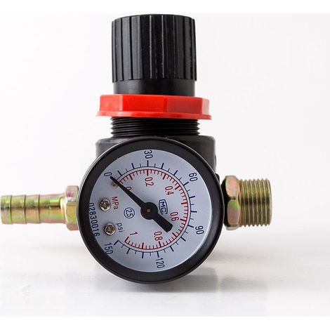 Manometer, Druckregler, Druckminderer, Wasserkompressor-Manometer, Kfz-Ventil-Zubehör, Messgerät (1/5)