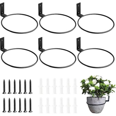 Pflanzenhalter 6 Stück Blumentopf Halterung Metallhalterung