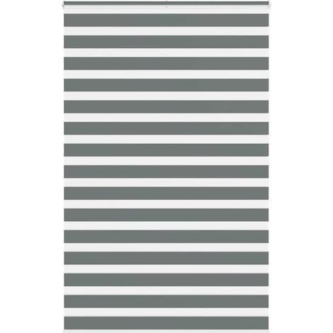 Doppelrollo Dunkelgrau 150x200 cm Stoffbreite 145,9 cm Polyester