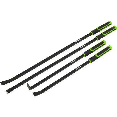 Sealey Pry Bar Set 4pc Heavy-Duty with Hammer cap S01193