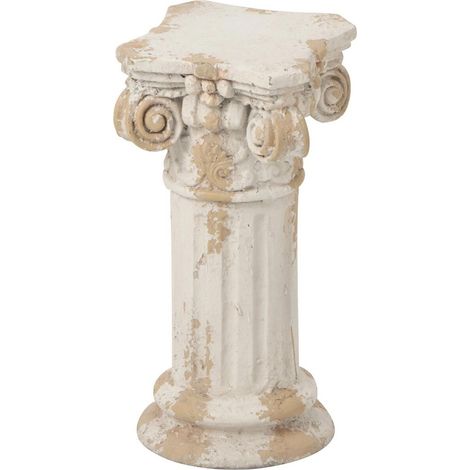 Sellette Colonne Extérieur "Rémi" 39cm Beige (1/3)