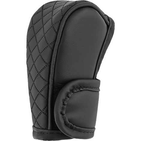 Funda de cuero para palanca de cambios de coche, funda protectora negra para palanca de cambios de coche, funda protectora negra para palanca de cambios de coche