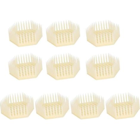 Ensemble de 10 cages à reines, apiculteurs hexagonaux, outils apicoles, matériel apicole et accessoires de protection - AquaForge