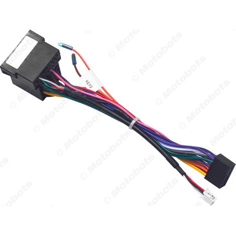 Câble adaptateur secteur PalmConnect 16 broches pour systèmes de navigation Android grand écran Hyundai Reina/Forte/Cerato