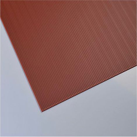 LASTRA ALVEOLARE "PLASTONDA" 50X150 SP.2,5MM MARRONE
